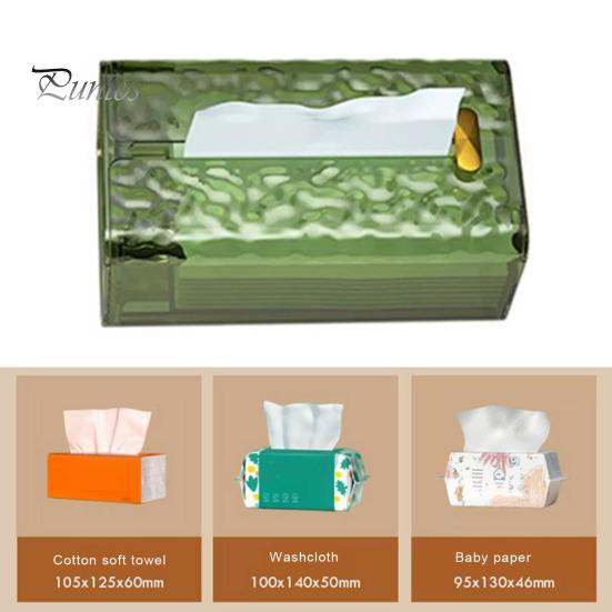 Tissue Box Wall-Mounted Tissue Storage Box Self-Adhesive Strong Load-Bearing Capacity Paper Towel Holder for Home