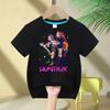 KPop Devil Hunter Print Fashion Casual Top 2025 Movie Round-neck Cartoon Girl and Boy T-shirt Casual Girl Clothing