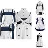 Exquisite Black Butler Mey Rin Cosplay Costume Dress With Beautiful Apron Design