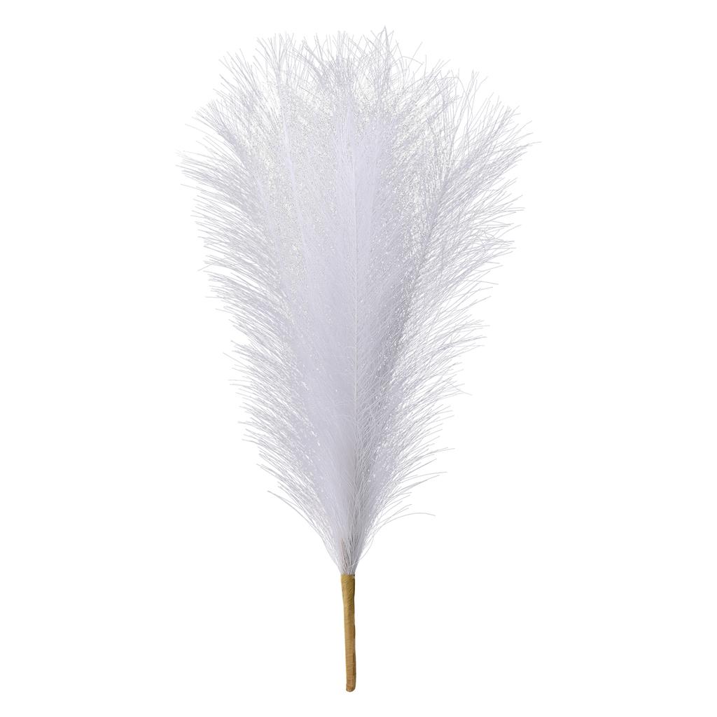 Faux Pampas Grass 17.3in High Rustic Colors Durable Cloth Widely Used Fake Reed Grass