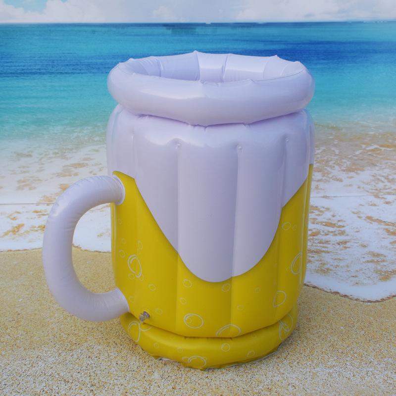 

Надувное ведро для льда из ПВХ, стакан для пива, надувной ледяной бар, водный напиток, надувной поднос для льда, чашка для напитка, ведро для льда