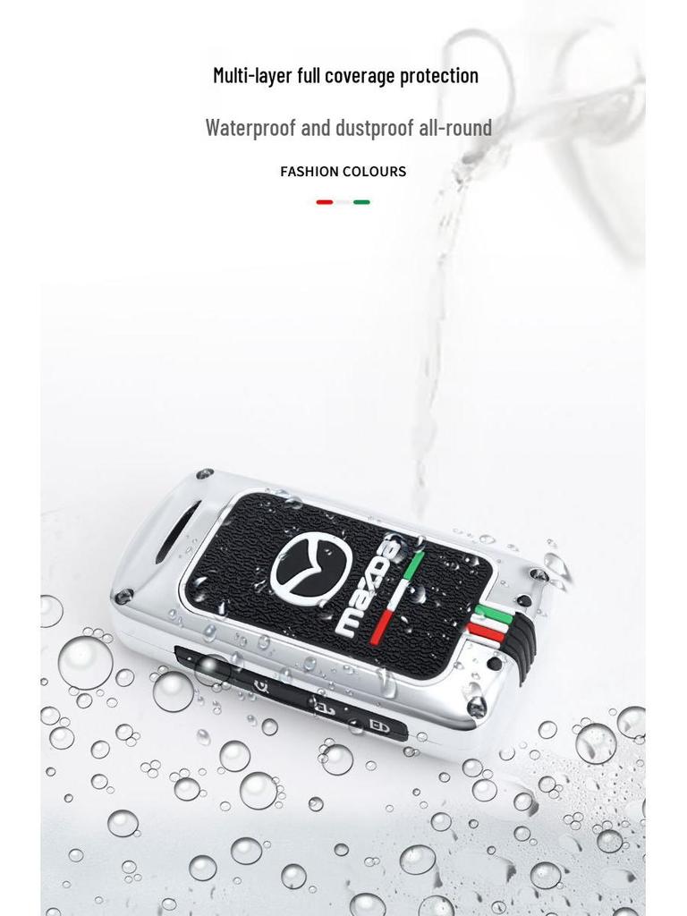 2024 Mazda Key Case for Axela, CX-5, CX-50, CX-4, Atenza; Fits Two-Button Models