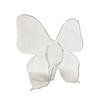 Clear Butterfly Acrylic Vase Minimalist Butterfly Shaped Decorative Flower Vase for Desktop Bookshelf Bedroom Wedding Housewarming Women Gift