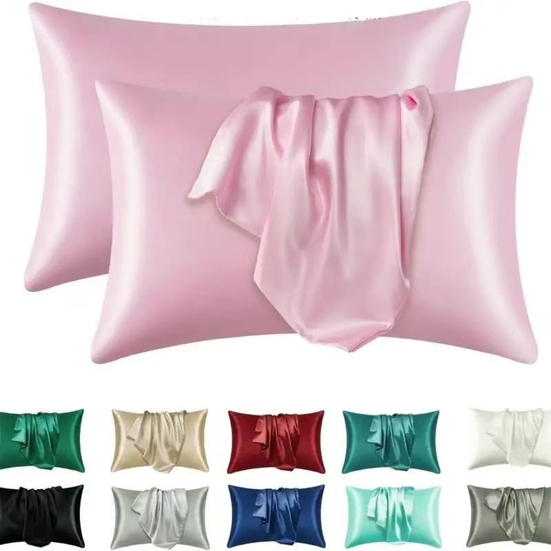 Kussensloop Zijden Kussenhoes Zijdeachtig Satijn Haar Schoonheid Kussensloop Comfortabele Kussensloop Woondecoratie geheelStandaard/Queen 1PC 51x66cm