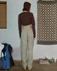 Aopt Strap Cropped Cardigan - Brown
