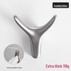 Nordic Creative Zinc Alloy Ox Horn Wall-Mounted Coat Hook for Bathroom, Kitchen, or Entryway.