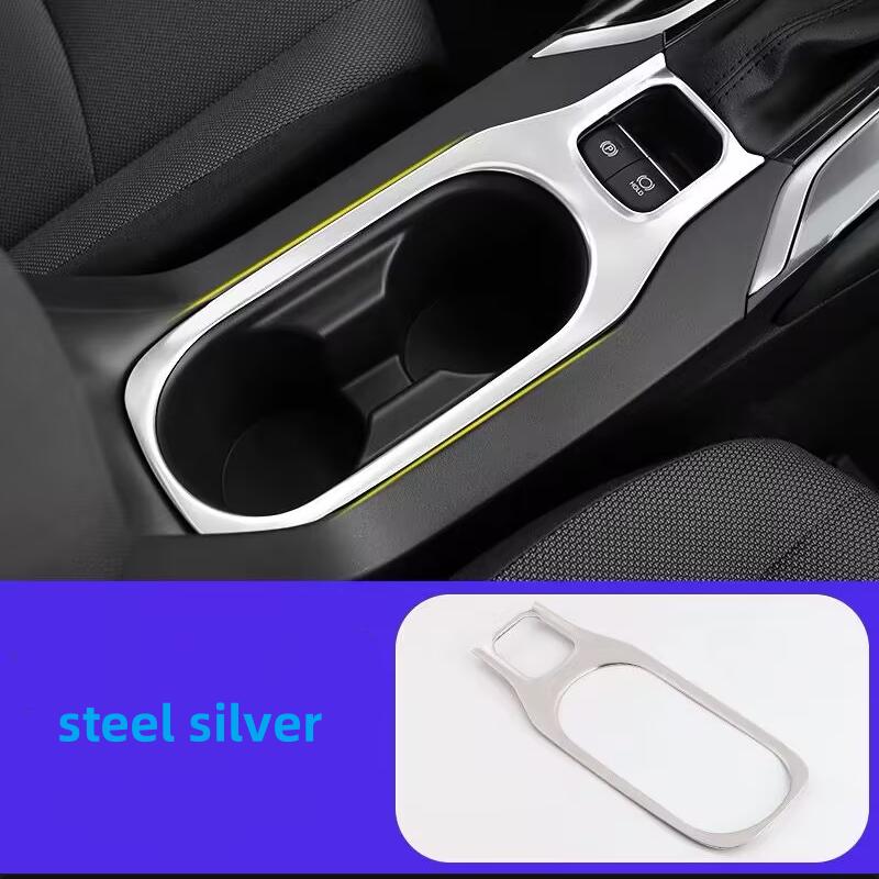 For Toyota Corolla E210 - Corolla Cross -2024 Front Water Cup Holder Panel Cover Trim Interior Decor Accessories