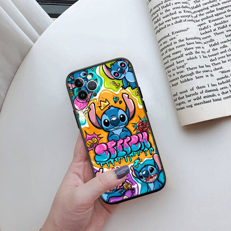 MH84 Lilo Stitch Phone Shell Case for iPhone 7 8 11 12 13 14 15 16 17 16E XS Pro Max XR X SE Air