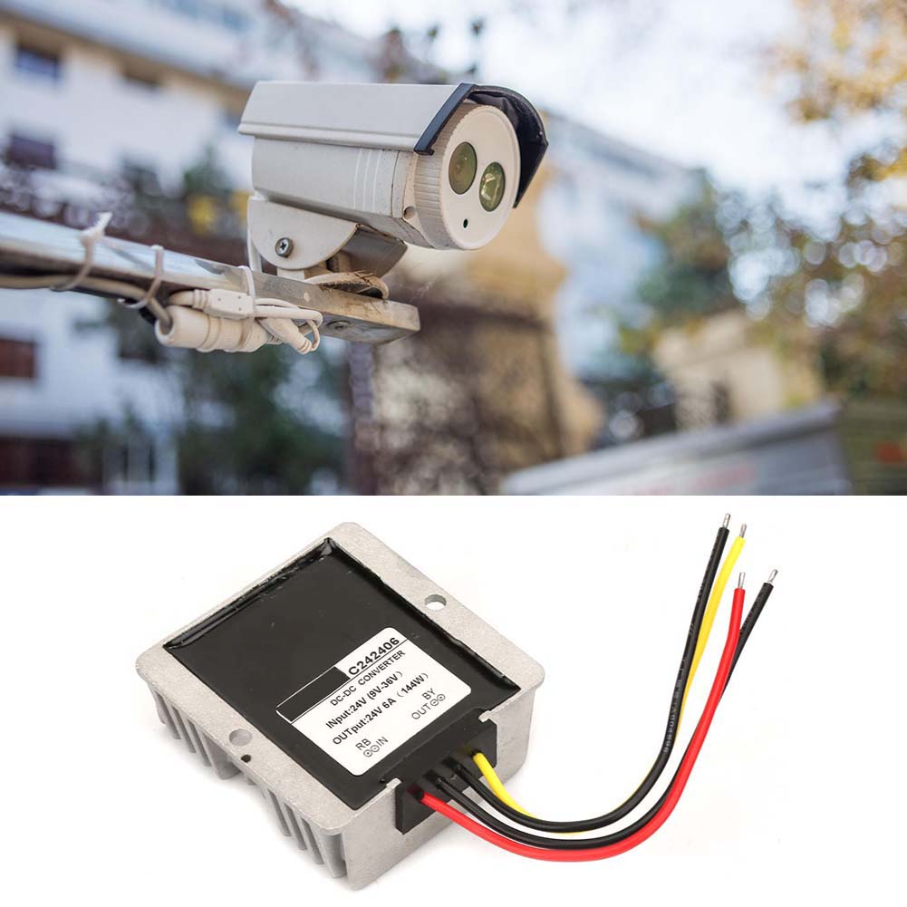 Modulo Convertitore Step UP Down Automatico 9-36V a 24V Regolatore di Tensione Boost Buck(6A)