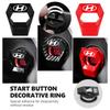 Car Engine Start Stop Button Cover Ring Trim Push Switch Decor For Hyundai GDi N Line I10 Azera Genesis G70 G80 G90 Accent Y2