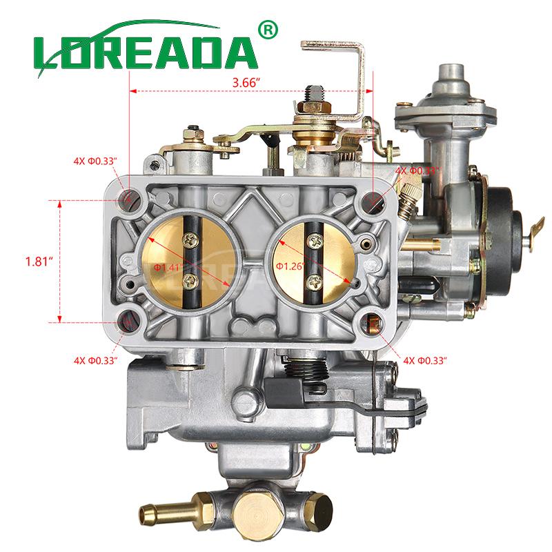 

2BBL Carburetor Vergaser Carb Weber 32/36 DGV DGEV DGAV For EMPI Toyota Pickup 20 22R Datsun 510 610 620 710 Pulasar CJ5 CJ7 CJ8