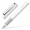 Stylo-plume Schneider Base Type Cartouche L (Gaucher), Plume (Gaucher), (blanc)