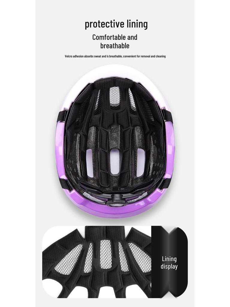 TOSUOD Vinter Gradient Cykelhjälm för Kvinnor & Män - Helface, Säkerhetshjälm för Landsvägs- & Mountainbike