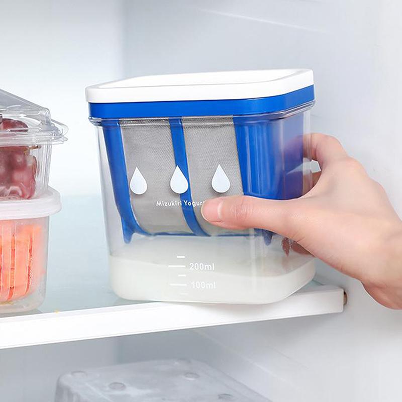 Coffee Yogurt Filter Maker Self-Made Greek- Yogurt Soybean Milk Cheese Whey Separator Water Draining Fine Mesh Strainer