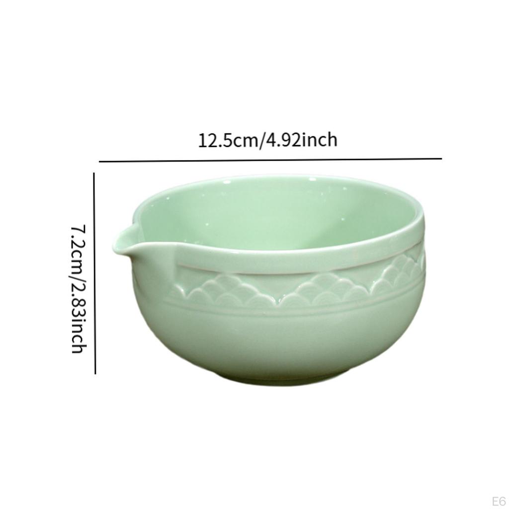 Bowl Handmade Porcelain Tea Whisk,