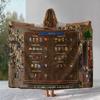 Classic Game Heroes of Might and Magic Map Flannel Blanket,Soft Plush Throw for Home Bedroom Bed Sofa Cover Camping Picnic gift