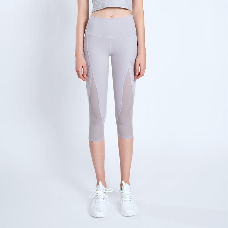 

2025 New Yoga Sports Bra Women s Quick-Drying Tight Push-up Beauty Back Running Yoga Vest Workout Underwear Elastic XL Gauze Silver Grey Pants