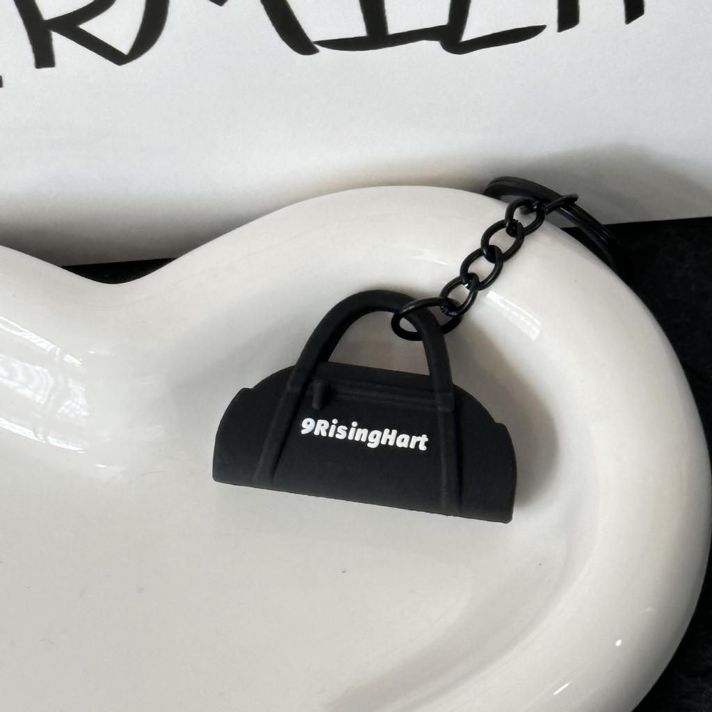 Miu Series Dumbbell Plate Keychain: Trendy Fitness Accessory & Sports Jewelry Gift