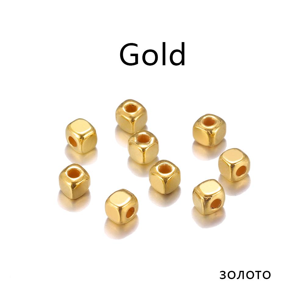 Acrylic CCB Plastic Square Cuboid Seed Beads Bulk Loose Spacer Beads For DIY Bracelet Findings Jewelry Making Supplies