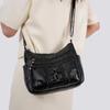 Large Capacity PU Small Square Bag Middle-aged Mother Bag Women's Shoulder Crossbody Bag