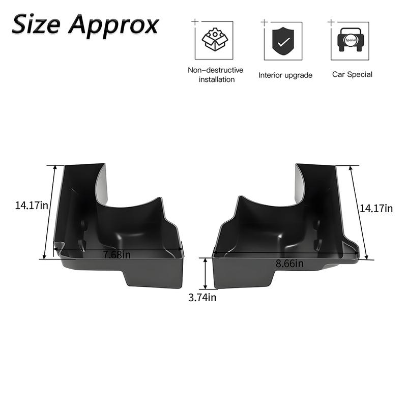 Car Rear Trunk Side Organizer Tray for Jeep Wrangler JK JKU Sahara Rubicon 2011-2017 Trunk Tools Storage Box Car Accessories