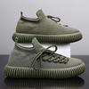 Mesh deodorant non-slip fly-woven new men's shoes spring and autumn soft sole breathable thin sports and leisure shoes men's cloth shoes