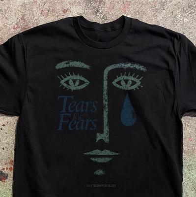 Camiseta Vintage de los 80 de Tears for Fears Merchandising Retro de Banda Synthpop