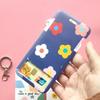 Fashion Flower Women Card Protector Cover Case Card Holder Neck Strap with Lanyard Badge Holder Work ID Card Bus ID Card Holder