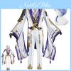 Set Costume Kamizato Ayato Per Cosplay di Genshin Impact e Feste di Halloween