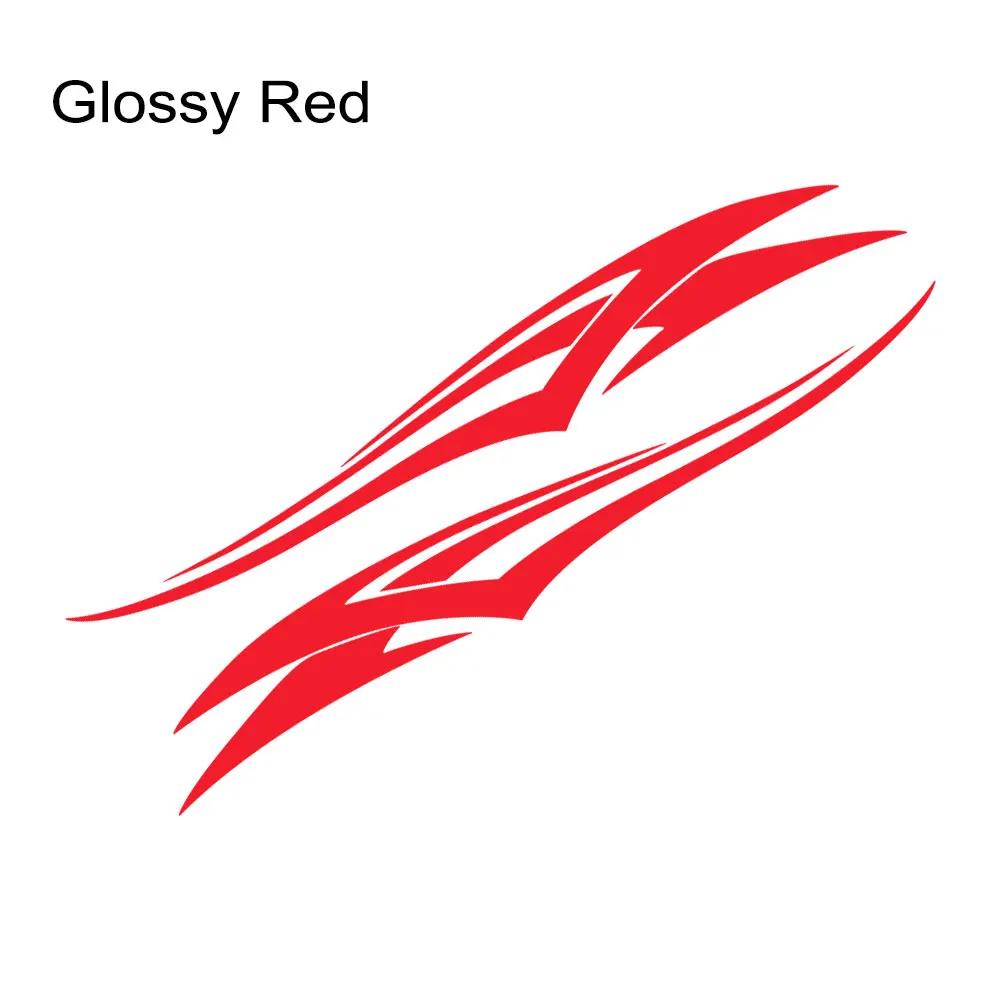 150x20cm 2PCS Car Body Side Stickers Graphics Stripes Vinyl Decals Waterproof Auto Body Styling Decoration Stickers Accessories