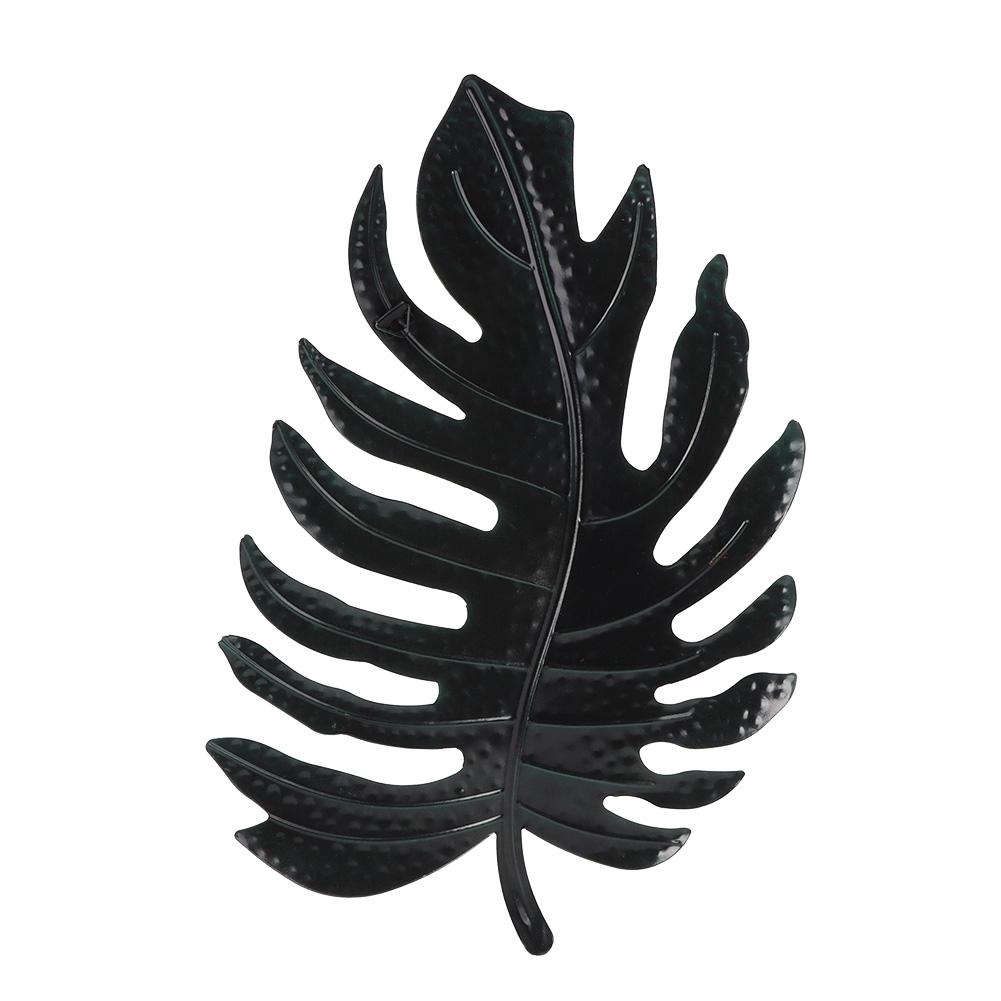 Wandbehang Eisen Simulierter Blauer Blatt Schmuck Kunsthandwerk für Heim Innenwanddekoration