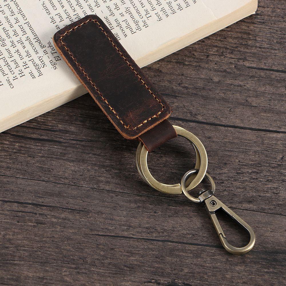 Valentine's Day Gift Gift For Him Fashion Bag Pendant Leather Keychain Accessories Car Key Ring