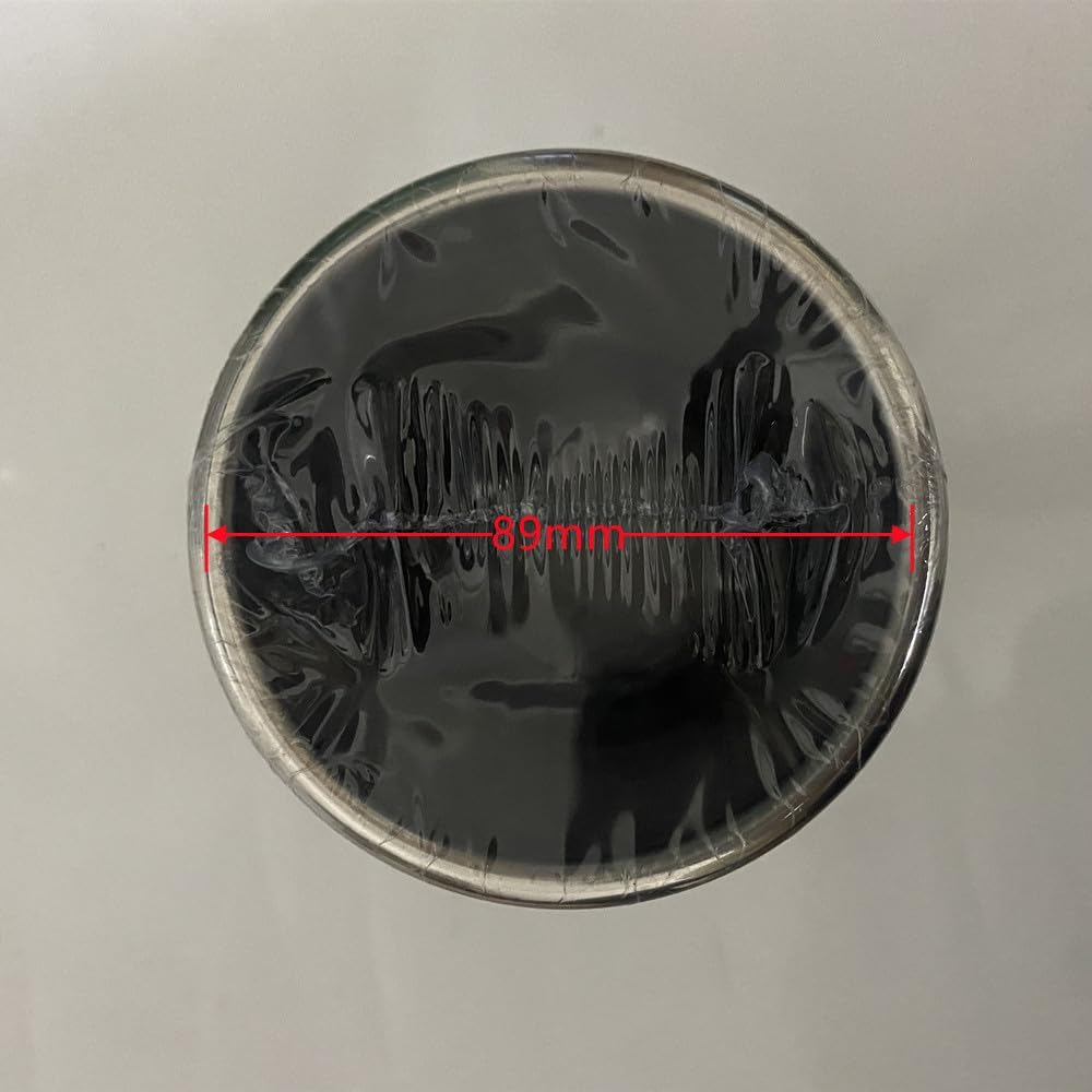 3 Inch Inlet Exhaust Tip 3.5"" Inch Outlet 20cm Long Exhaust Tip IN 76mm Out 89 Mm Stainless Steel Exhaust Tailpipe Tip