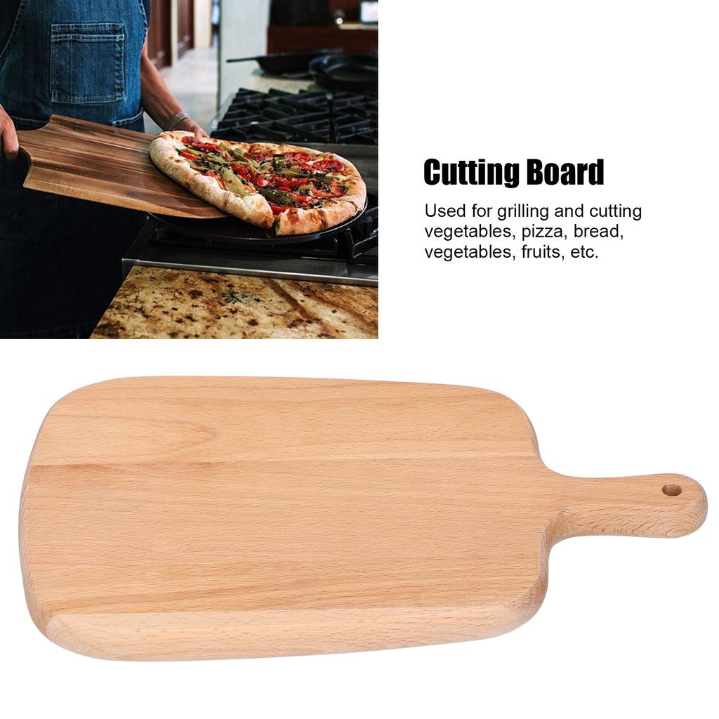 Beech Cutting Board Barbecue Pizza Bread Vegetable Fruit Wooden Chopping Board