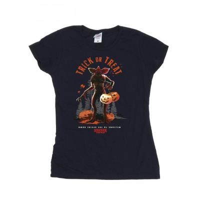 Netflix dames/dames Stranger Things Trick or Treat Demagorgon katoenen T-shirt