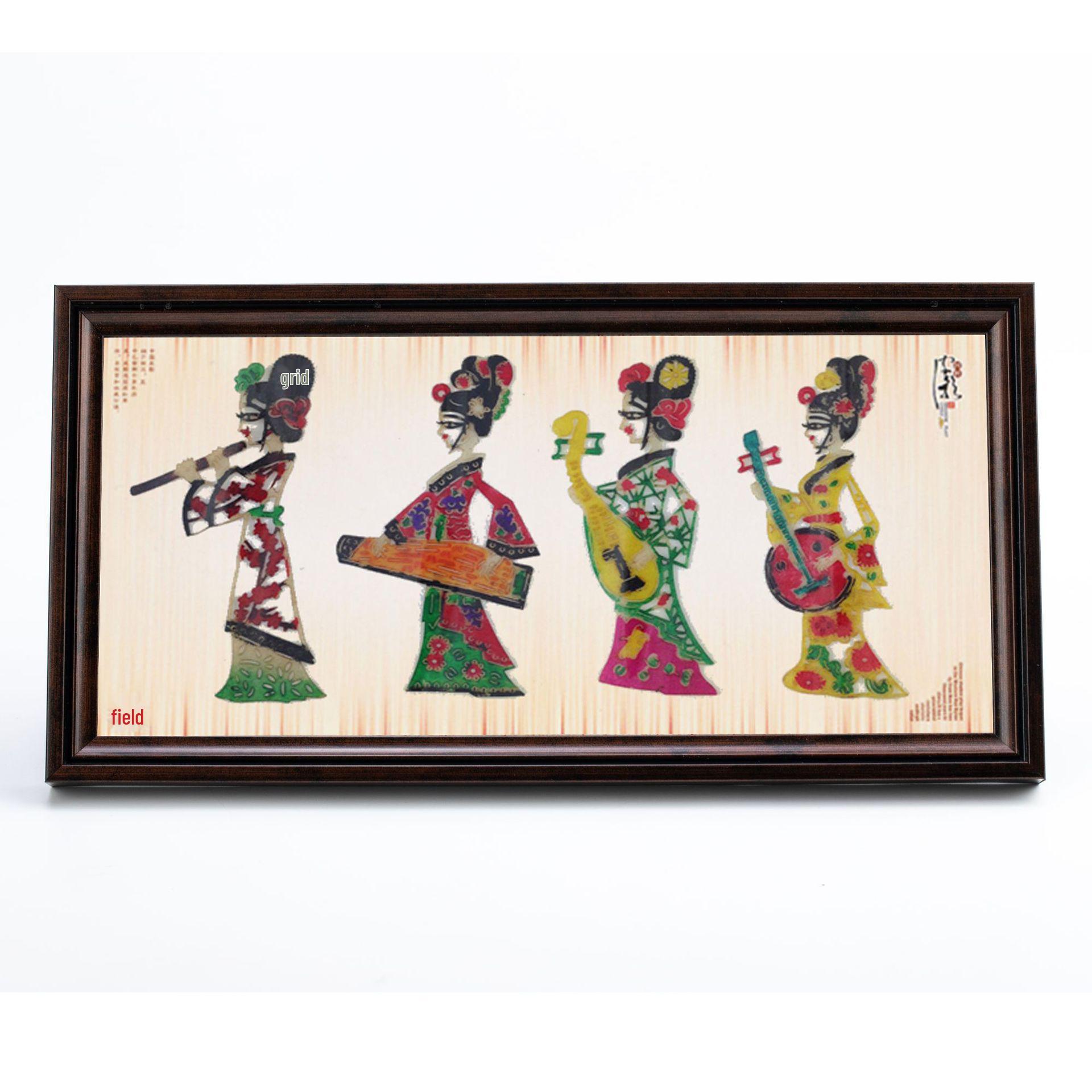 Journey to the West Shadow Puppets: Xi an Wooden Photo Frame Handicraft Gifts