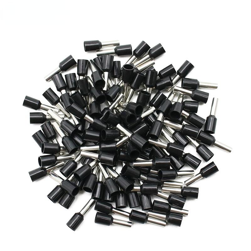 1000Pcs/Pack E0508 E7508 E1008 Insulated Ferrules Terminal Block Cord End Wire Connector Electrical Crimp Terminator
