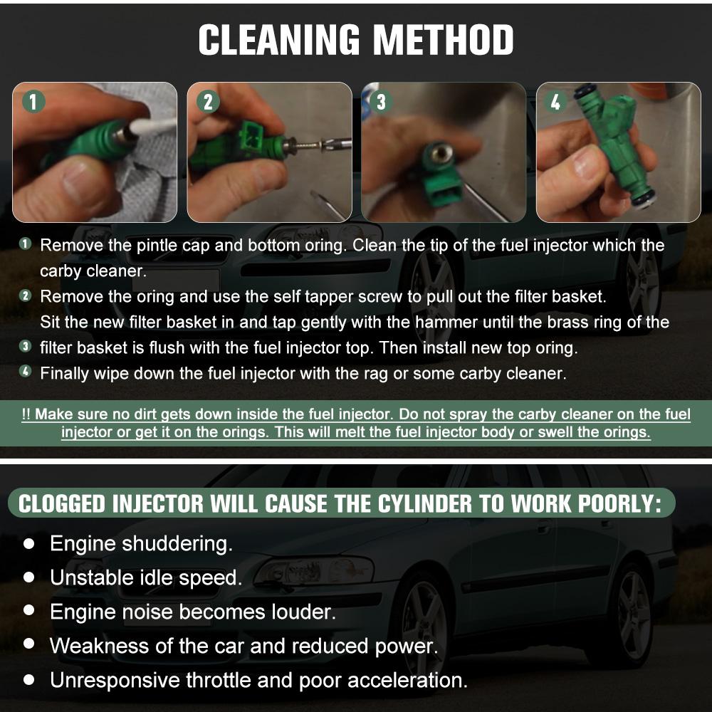 1 Piece High Flow 0 280 155 968 Fuel Injector 440cc For Volov Commodore VN For Ford Fuel Injector 0280155968