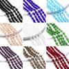 1 Strand 6-12mm Spacer Water Drop Shaped Beads AB Shine Glass Drop Pendant for DIY Earing Bracelet Jewelry Making Accessories