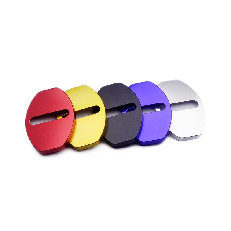 Tiguan, Touran, Teramont Car Door Lock Protective Anti-Rust Aluminum Cover - DIY Modification