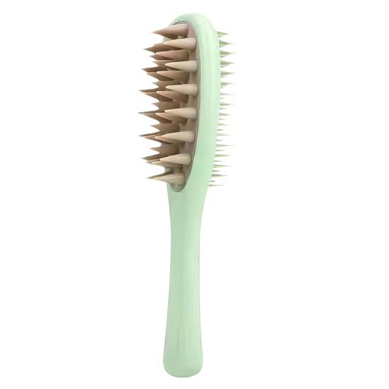 

Double-sided Shampoo Brush Long Handle Scalp Massager Comb Men Women 2-in-1 Hair Scrubber F