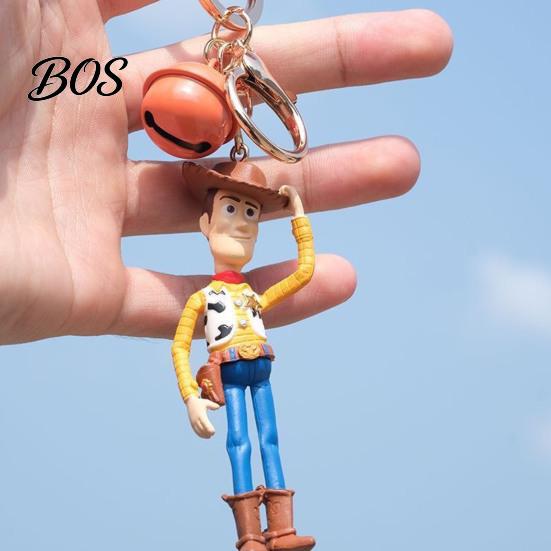 Woody Keychain Pendant, Buzz Lightyear Car Air Freshener, Aromatherapy Pendant Vent Clip Accessory for Toy Fan Gift Polyvinyl Chloride