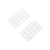 Multiple Grid Boxes Square Transparent Plastic Storage Box Container Case    Sewing Accessories