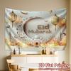 Luxury Golden Crescent Lantern Eid Al Fitr Celebration Banner Room and Party New Year Celebration Festival Home Decor