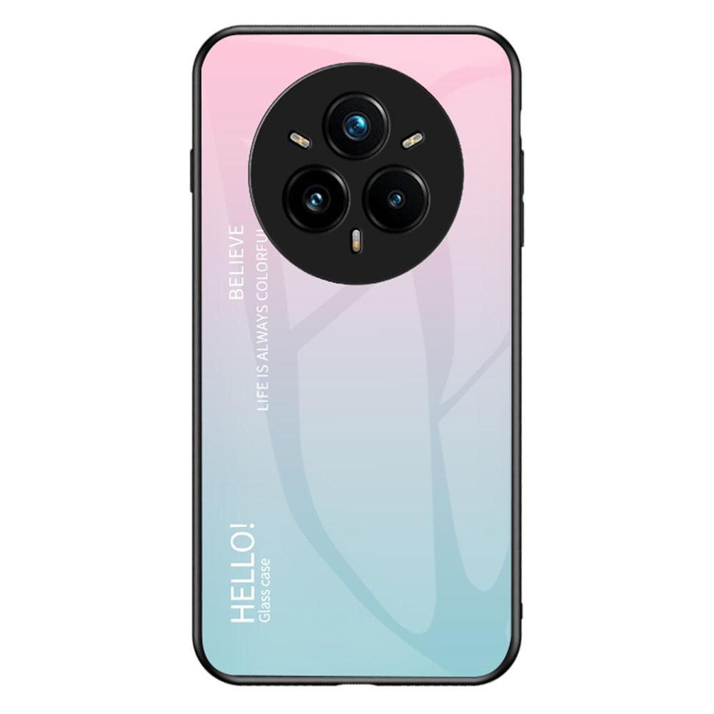 For Realme 14 Pro+ 5G Case Anti-Scratch Tempered Glass+PC+TPU Phone Cover