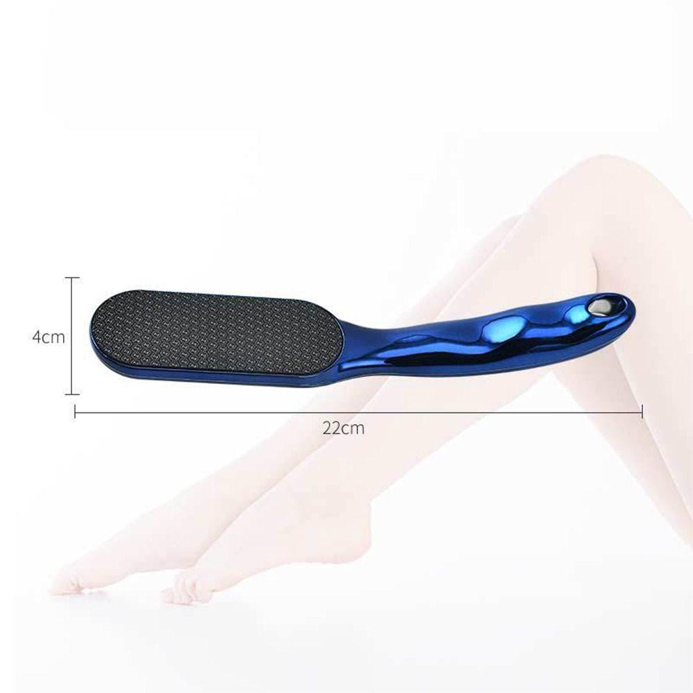 Nano-Glas-Aderstruktur Fußfeile Ergonomischer Griff Entfernt harte Hornhaut Fußschrubber Rutschfest Glatte Füße Fußraspel