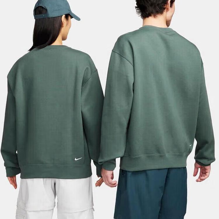 Nike ACG Therma-FIT Solid Logo Embroidery Fleece Pullover Sweatshirt Unisex Tops Green DX9612-338
