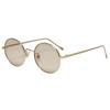 Gold x Light Beige Fashion Glasses Clear Colored UV Popular [Berkuto] (Non-prescription) Stylish, Round, Lenses, Lenses, Small, Large, Lightweight,