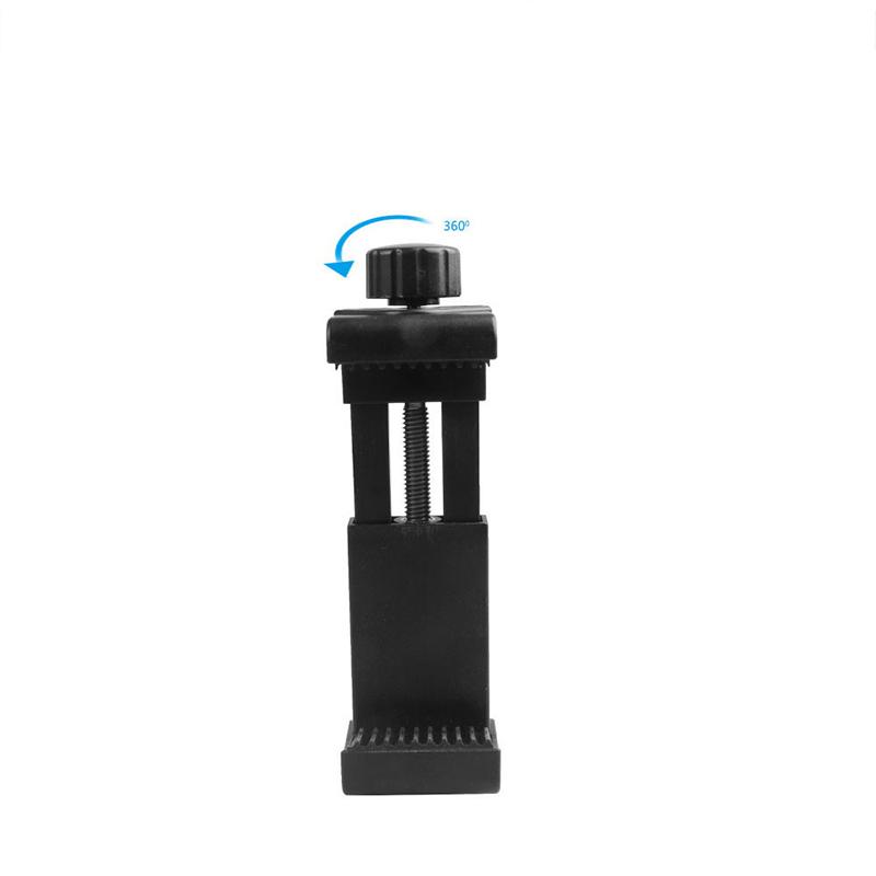 360 Degrees Mobile Phone Clip Compatible With All 1/4 Screw Cellphone Holder Tripod Mount Desk Tripod Adapter Suitable For Samsung iph Practical Use
