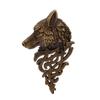 Klasse Mote Vintage Punk Lapel Badge Pin Wolf Brosje Suit Krage